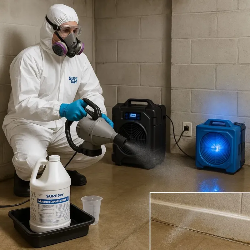 Sanitization and Odor Removal process in New Haven, MI